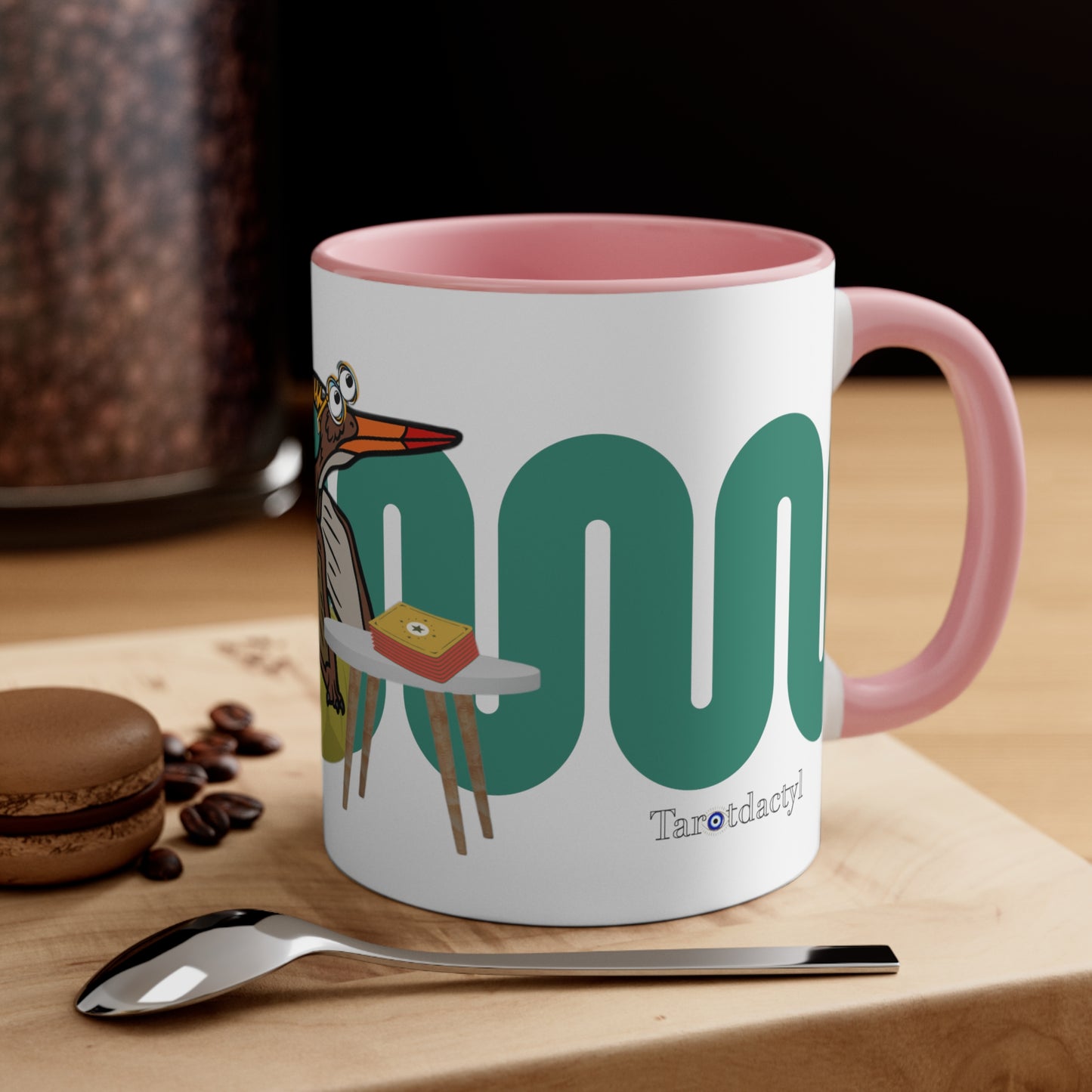 Tarotdactyl Accent Coffee Mug, 11oz