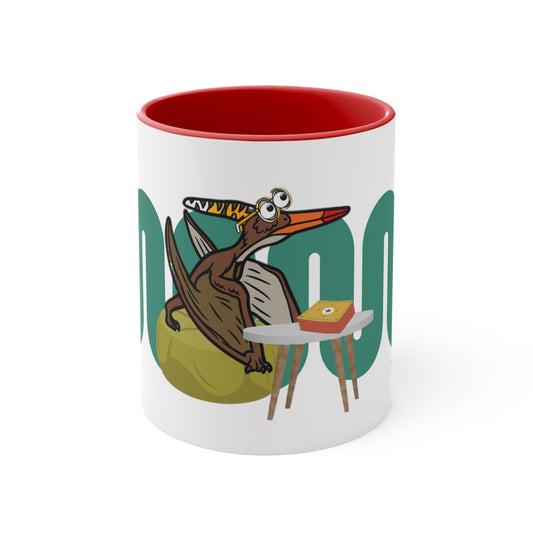 Tarotdactyl Accent Coffee Mug, 11oz