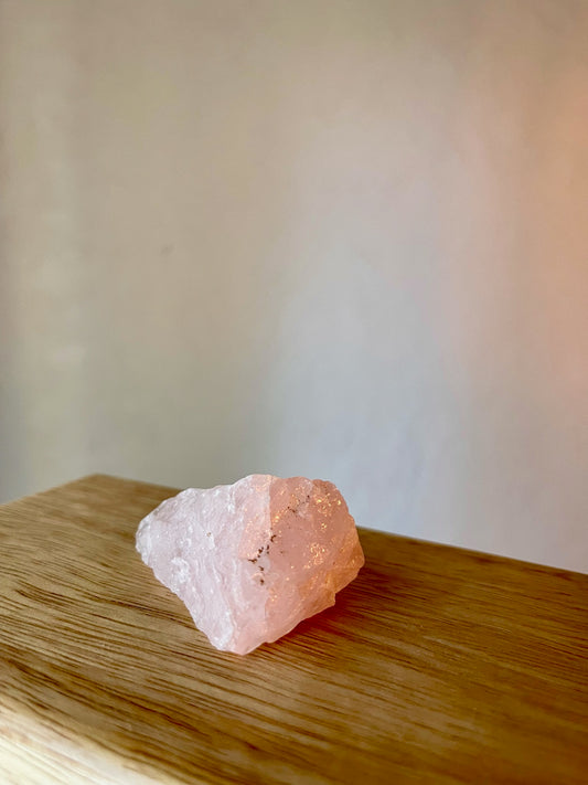 Raw Rose quartz