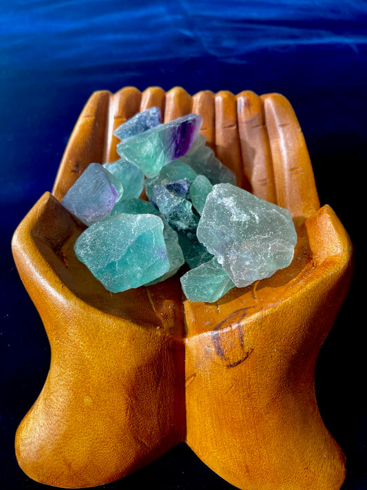 Raw fluorite